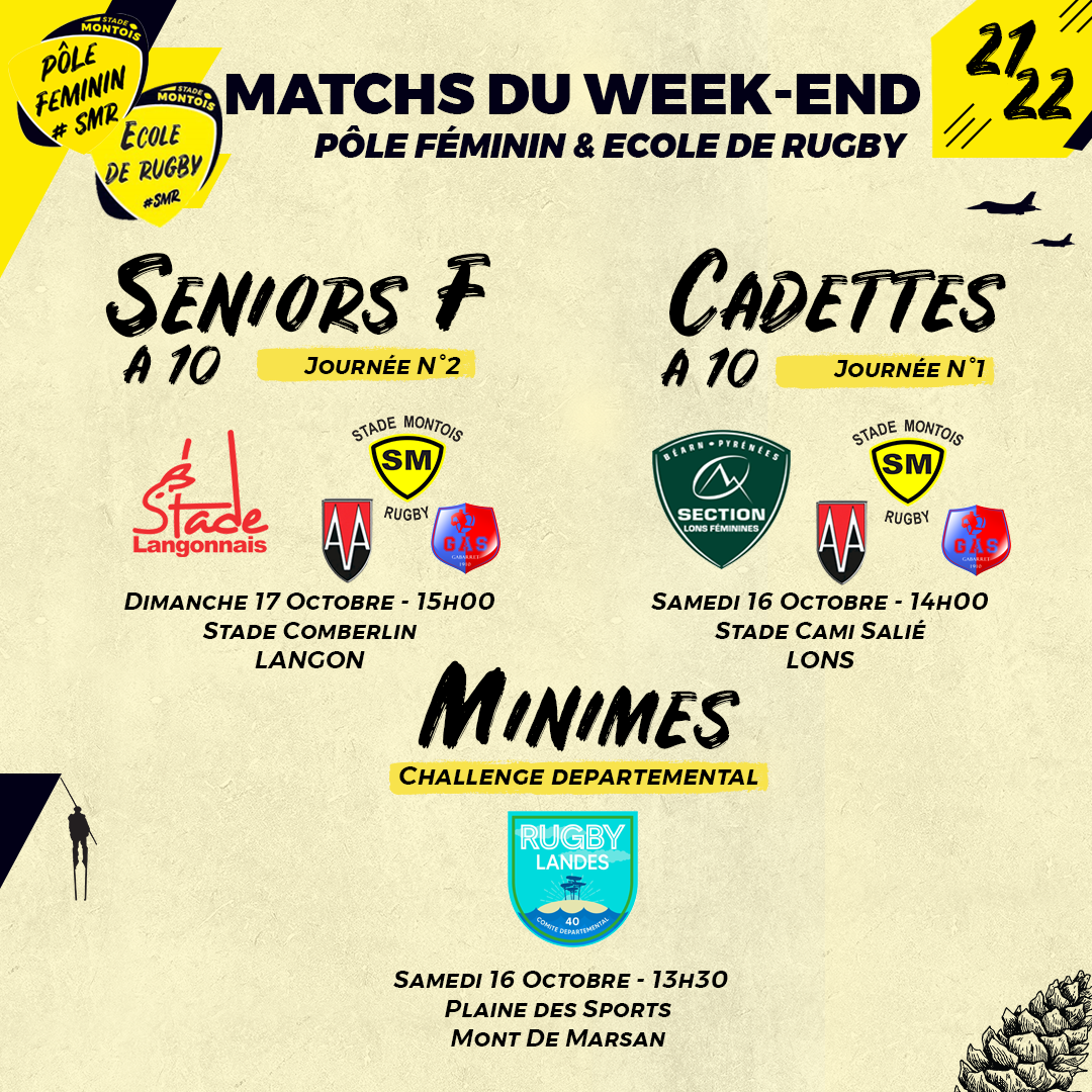 Matchs Pôle Féminin & EDR